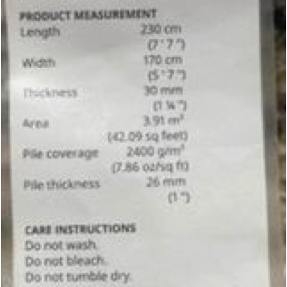 Living Room Rug - Picture 4 of 4